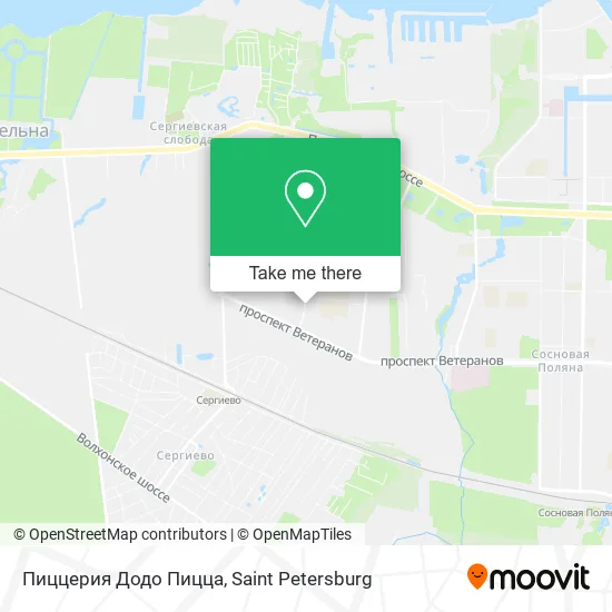 Пиццерия Додо Пицца map