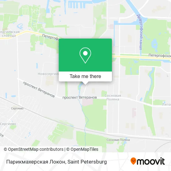 Парикмахерская Локон map