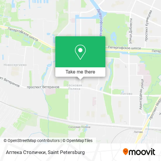 Аптека Столички map