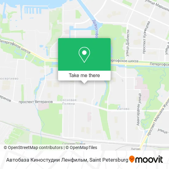Автобаза Киностудии Ленфильм map