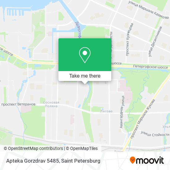 Apteka Gorzdrav 5485 map