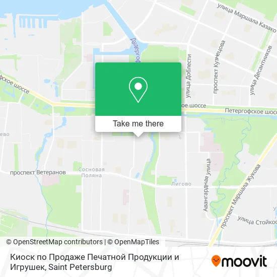 Киоск по Продаже Печатной Продукции и Игрушек map
