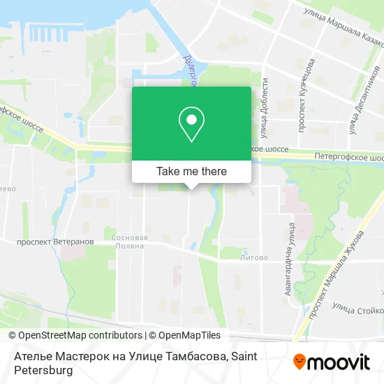 Ателье Мастерок на Улице Тамбасова map