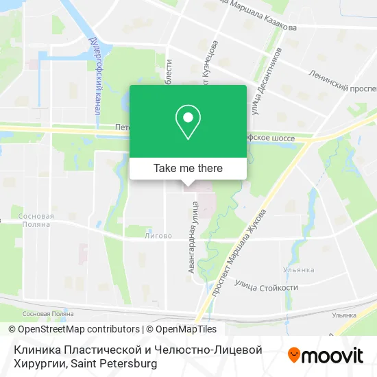 Клиника Пластической и Челюстно-Лицевой Хирургии map