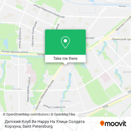 Детский Клуб Be Happy На Улице Солдата Корзуна map