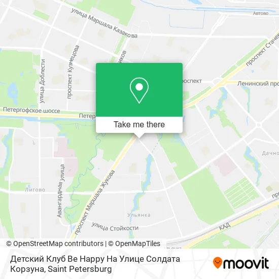 Детский Клуб Be Happy На Улице Солдата Корзуна map