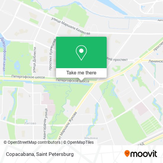 Copacabana map