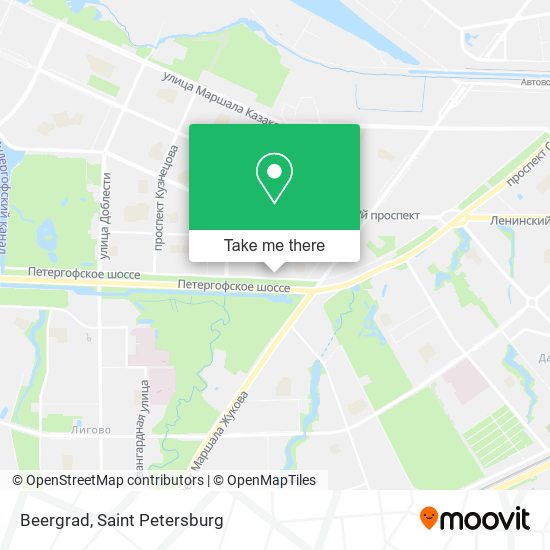 Beergrad map