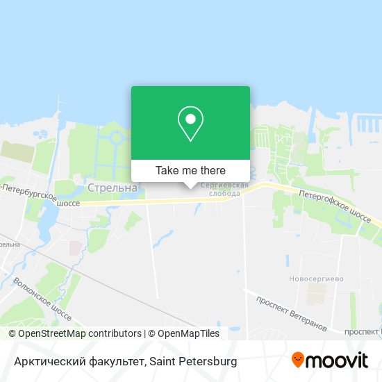 Арктический факультет map