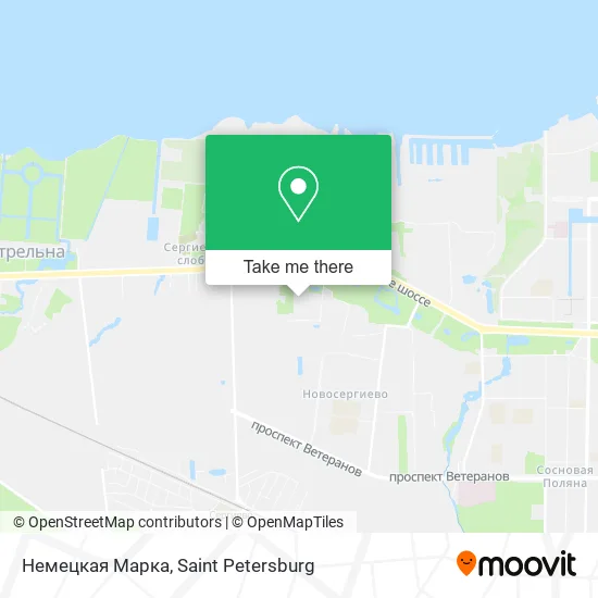 Немецкая Марка map