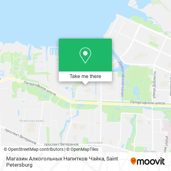 Магазин Алкогольных Напитков Чайка map