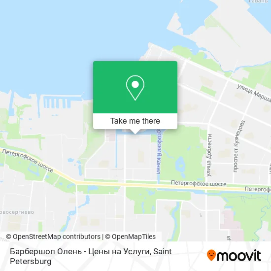 Барбершоп Олень - Цены на Услуги map