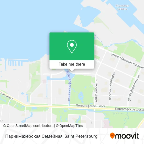 Парикмахерская Семейная map