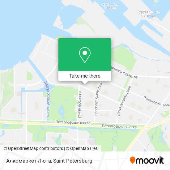 Алкомаркет Люта map