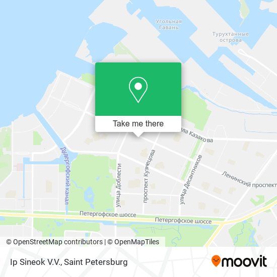 Ip Sineok V.V. map