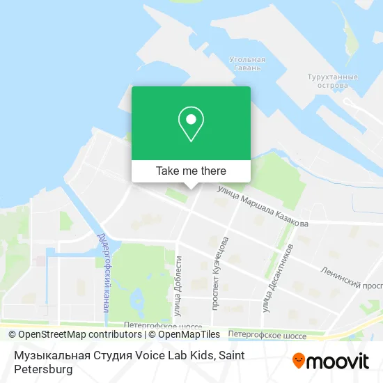 Музыкальная Студия Voice Lab Kids map