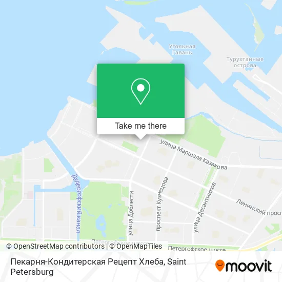 Пекарня-Кондитерская Рецепт Хлеба map