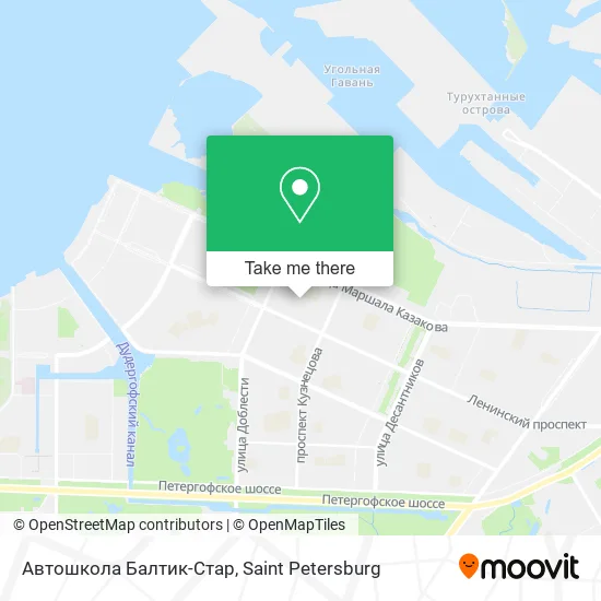 Автошкола Балтик-Стар map