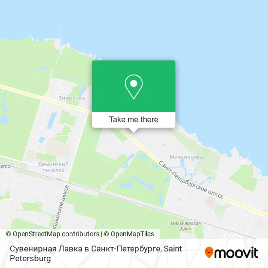 Сувенирная Лавка в Санкт-Петербурге map