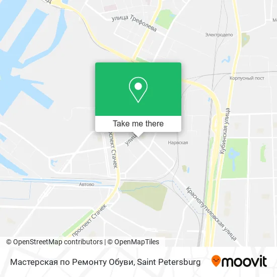 Мастерская по Ремонту Обуви map