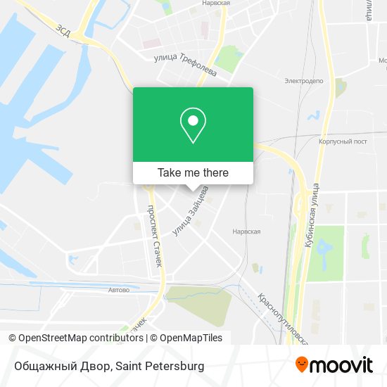 Общажный Двор map