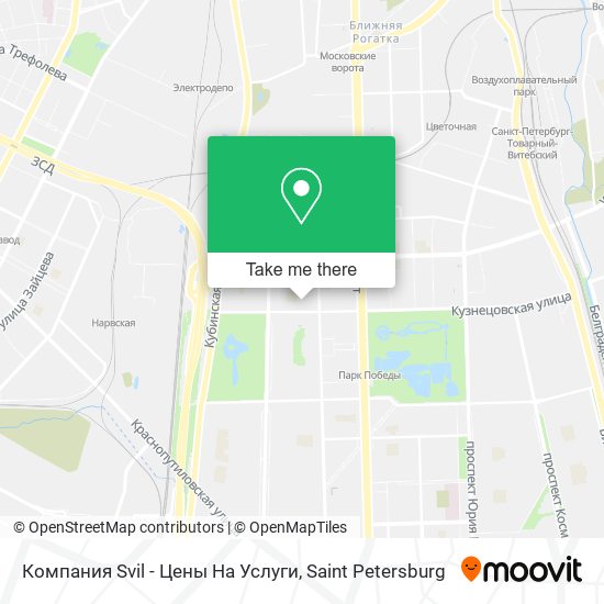 Компания Svil - Цены На Услуги map