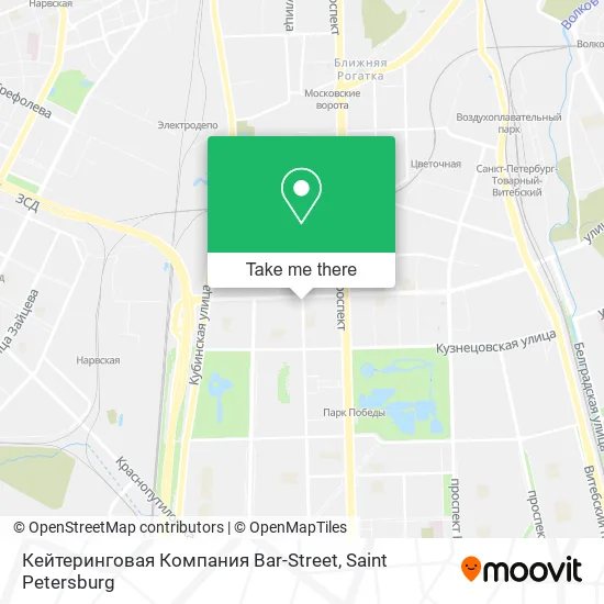 Кейтеринговая Компания Bar-Street map
