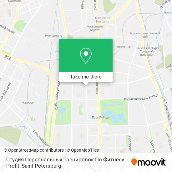 Студия Персональных Тренировок По Фитнесу Profit map