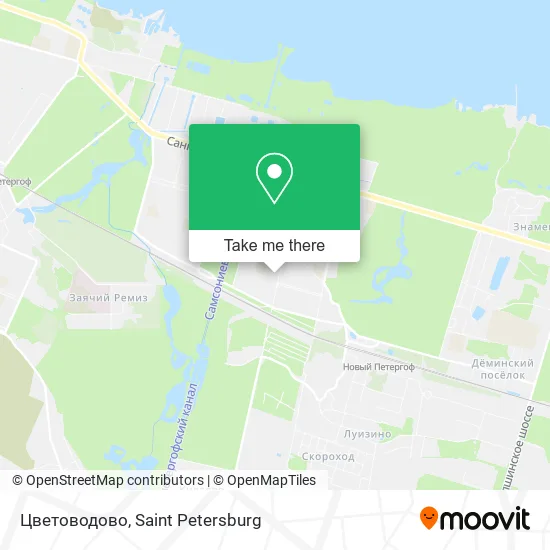 Цветоводово map