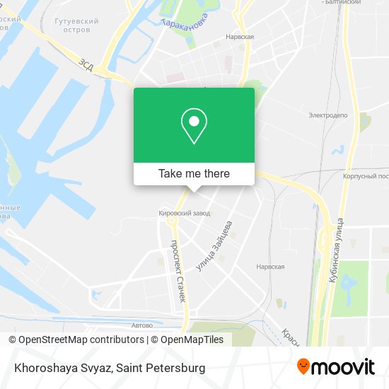 Khoroshaya Svyaz map