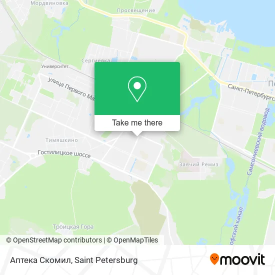 Аптека Скомил map