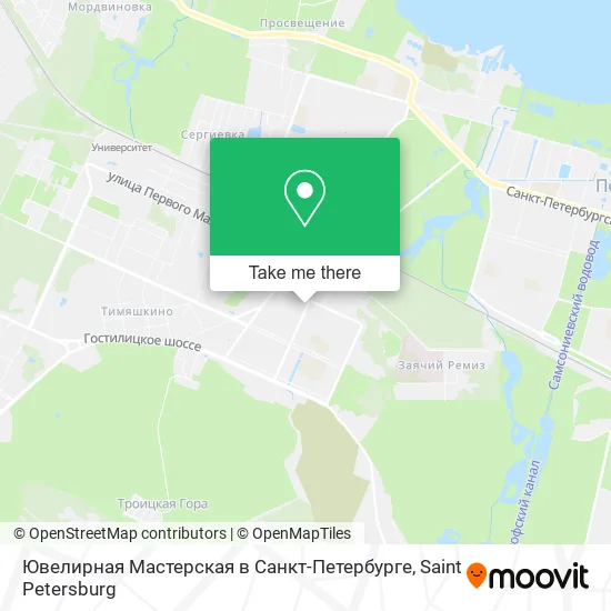 Ювелирная Мастерская в Санкт-Петербурге map