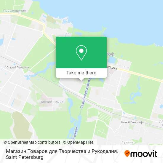 Магазин Товаров для Творчества и Рукоделия map