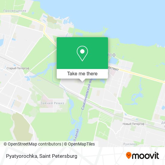 Pyatyorochka map
