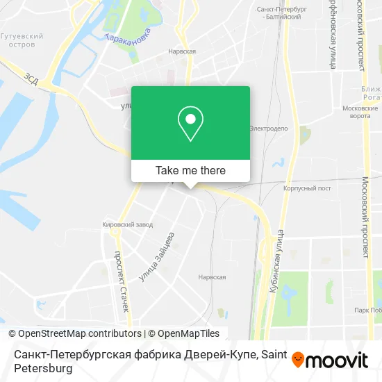 Санкт-Петербургская фабрика Дверей-Купе map