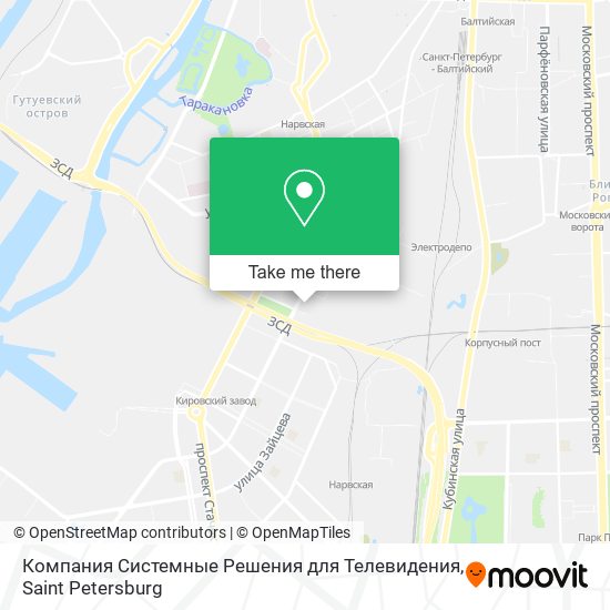 Компания Системные Решения для Телевидения map