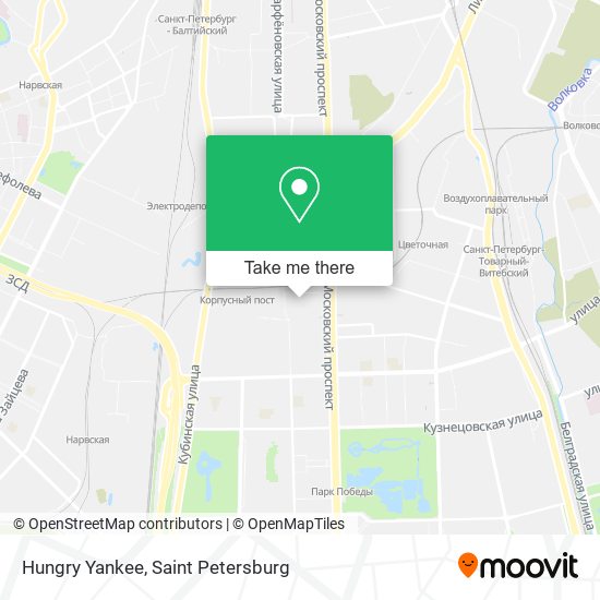 Hungry Yankee map