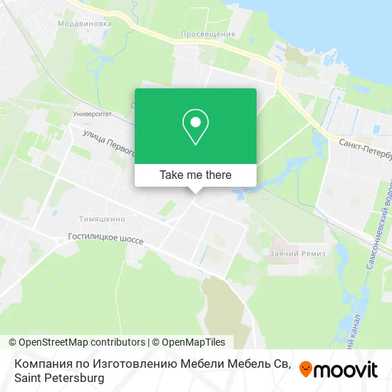 Компания по Изготовлению Мебели Мебель Св map