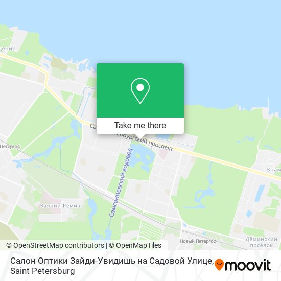 Салон Оптики Зайди-Увидишь на Садовой Улице map