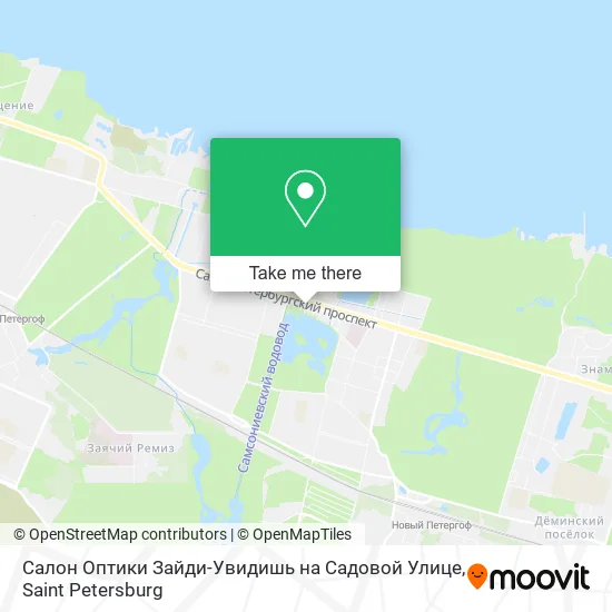 Салон Оптики Зайди-Увидишь на Садовой Улице map