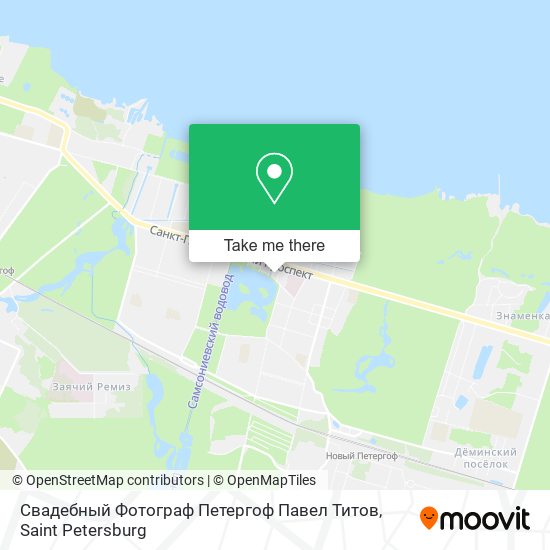 Свадебный Фотограф Петергоф Павел Титов map