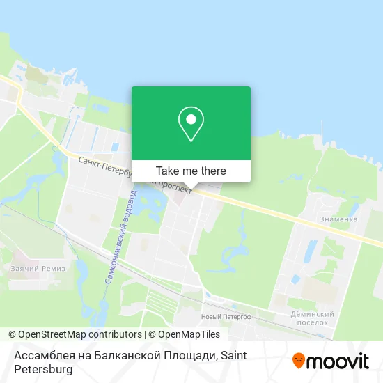 Ассамблея на Балканской Площади map