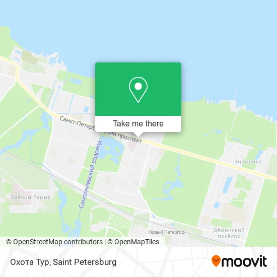 Охота Тур map