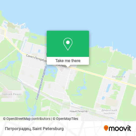 Петроградец map