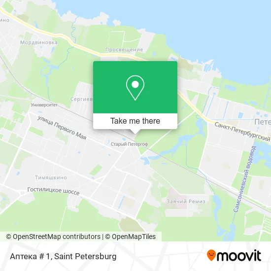 Аптека # 1 map