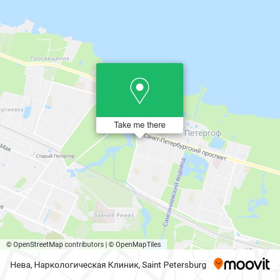 Нева, Наркологическая Клиник map