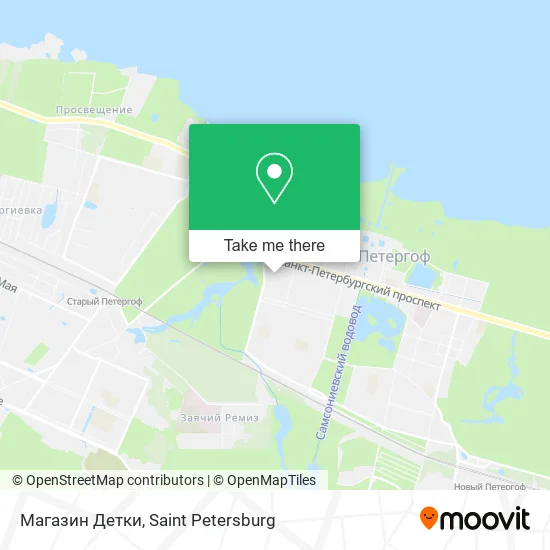 Магазин Детки map