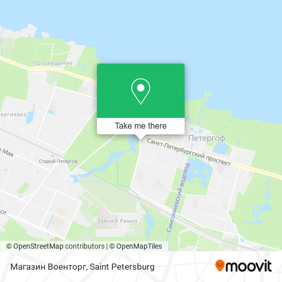 Магазин Военторг map