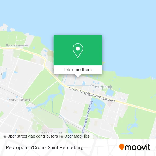 Ресторан Li'Crone map