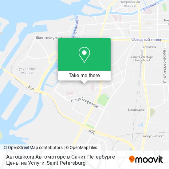 Автошкола Автомоторс в Санкт-Петербурге - Цены на Услуги map